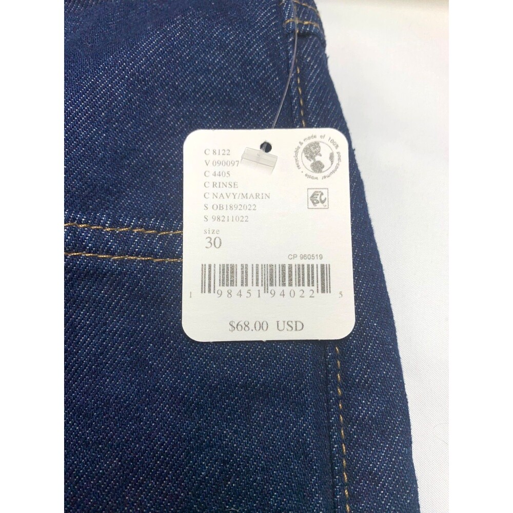 NWT Free People Jam Session Relaxed Denim Capri Jorts Dark Blue - Picture 8 of 12